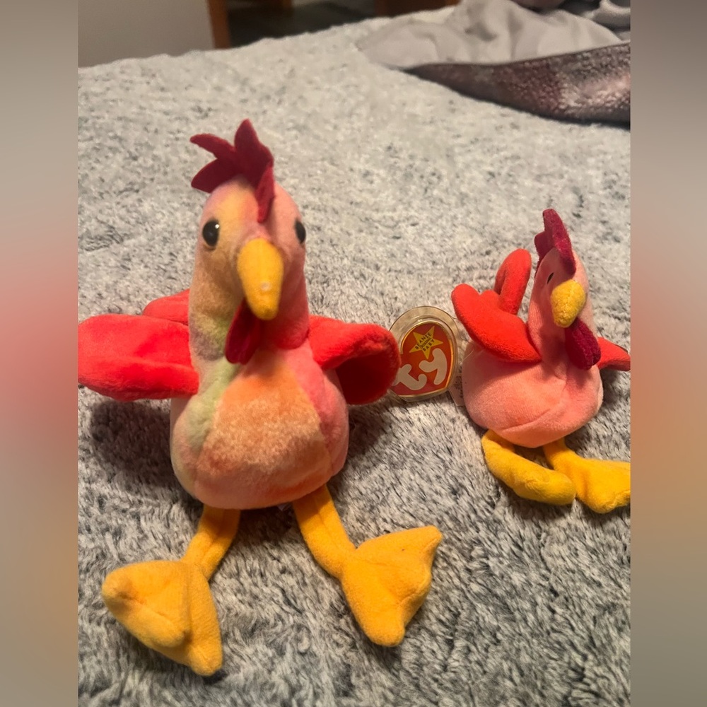 TY Original Strut the Rooster Original and Mini